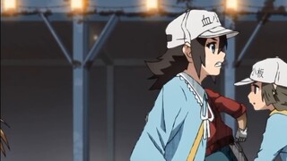 Cells at Work! The black blood boss is so cute