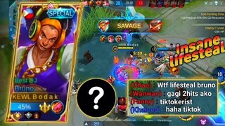 INSANE LIFESTEAL MAKES ME SAVAGE | MASTER BODAK - TOP GLOBAL/PHILIPPINES BRUNO - Mobile Legends