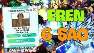 All Star Tower Defense - Code, UPDATE MỚI? EREN 6 SAO