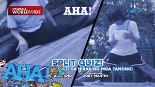 Pop quiz with a twist feat. Shuvee Entrata! | AHA!