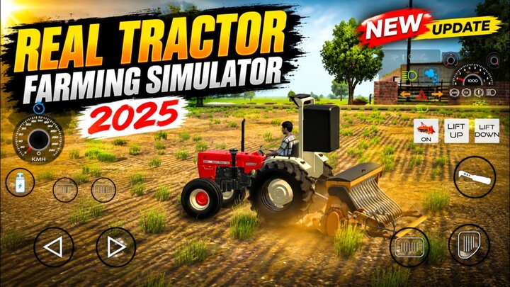 Real Tractor Farming Simulator 2025 🚜 | New Update | Realistic Farming Game