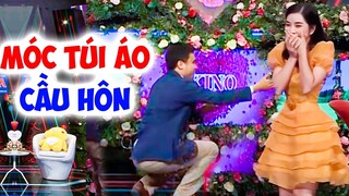 Chàng trai MÓC NHẪN VÀNG cầu hôn khiến bạn gái xinh đẹp HOẢNG LOẠN muốn đau tim - Hẹn Hò Quyền Linh