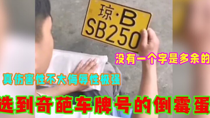 What unlucky folks ended up with such bizarre license plates! It’s not really harmful, but it’s supe