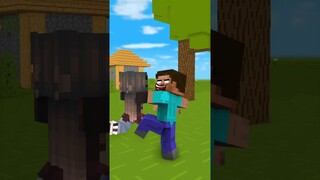 MINECRAFT ON 1000 PING ( Herobrine and Love Curse ) Monster School Minecraft Animation