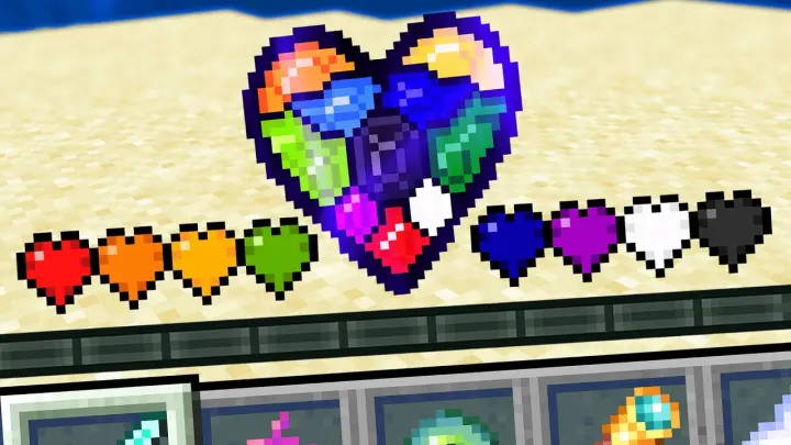Minecraft but I have One HUGE Heart