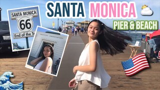 ROAD TRIP TO SANTA MONICA BEACH (CALI VLOG)