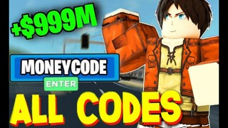 ALL 6 NEW *SECRET* OP CODES in TITANAGE💪(Titanage) Roblox 2021!