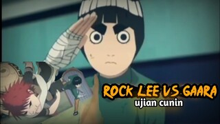 rock lee vs gaara ujian cunin #narutoKecil