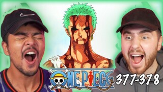 NOTHING HAPPENED!!! - One Piece Episode 377 & 378 REACTION + REVIEW!