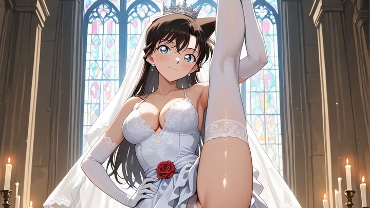 💍[ชุดแต่งงานสีขาว x ภาพเคลื่อนไหวแบบสามมิติ] โมริ รัน | ยอดนักสืบจิ๋วโคนัน