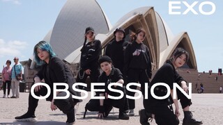 ［Kpop di tempat umum］EXO - Obsession Opera House Sydney, setelah ngobrol lama dengan pak satpam baru