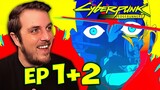 Cyberpunk NEWB Reacts to EdgeRunners  Episode 1 & 2 Reaction