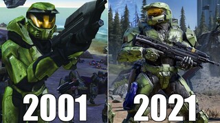 Evolution of Halo Games [2001-2021]