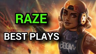 Insane RAZE Outplays & Movement - VALORANT Best Plays