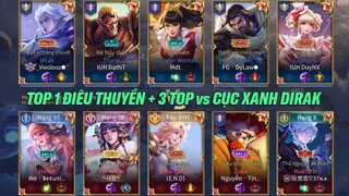 TOP 1 ĐIÊU THUYỀN + TOP 1 TEL'ANNAS ĐỐI ĐẦU TOP DIRAK TRONG TRẬN ĐẤU SIÊU GIAO TRANH RANK CAO THỦ