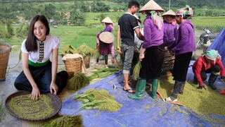 VẤN VƯƠNG HƯƠNG CỐM TÚ LỆ | XEM CÁCH LÀM CỐM ĐẶC SẢN CỦA NGƯỜI THÁI TÚ LỆ