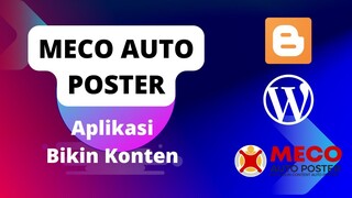 Cara Menggunakan Aplikasi MECO Auto Poster
