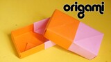 Cách làm hộp quà bằng giấy cực dễ - Cách Gấp Hộp Quà đơn giản Gấp giấy Origami -hộp bằng giấy a4