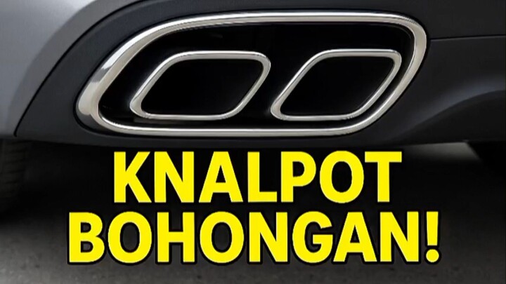 Knalpot Cuma Hiasan? Ini Alasan Aneh Desain Mobil Sekarang!