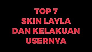 TOP 7 SKIN LAYLA DAN USERNYA