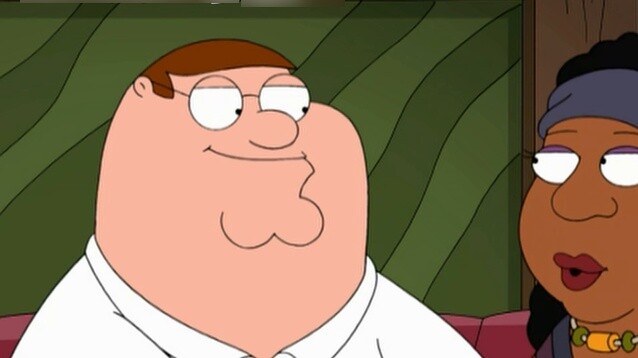 Family Guy: Quick Divorce dibuka dengan Pete menciptakan Clam Town dan menikahi Megan!