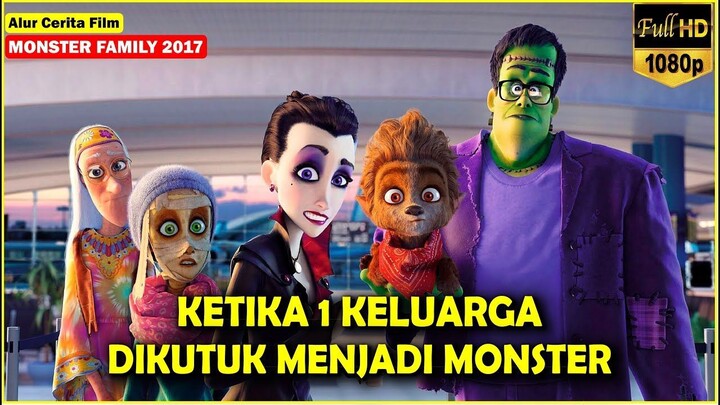 KETIKA 1 KELUARGA DIKUTUK MENJADI MONSTER  Alur Cerita Film Animasi KELUARGA MON