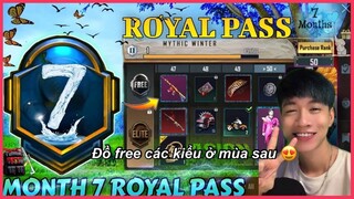 THÔNG TIN MỚI ROYALE PASS M7 | FREE TRANG PHỤC, MŨ, VÁN TRƯỢT CÁC KIỂU Ở MÙA SAU || PUBG MOBILE