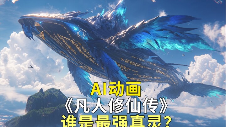 凡人修仙传 ai动画 谁是最强真灵？惊蛰十二变。一念逍遥