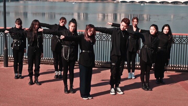 [SC] Nine people in black uniforms cover UNINE - "Set IT OFF" for the first time on the Internet丨Run