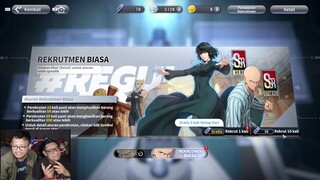 Gacha pertama 60 pity dapat hero SSR di game anime terbaru One Punch Man World