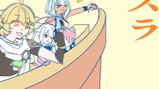 [Tulisan Tangan Genshin Impact] パﾘｨ(Parry)/Jokey