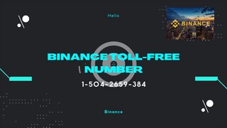 Binance customer compliant number @*(1-504-2659-384)*@ Binance help care number