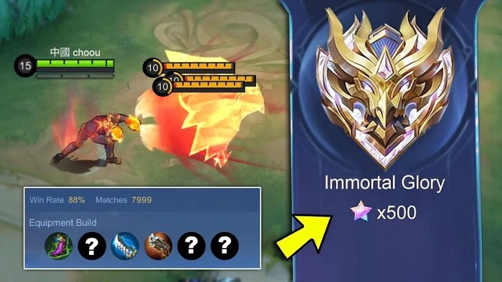 500 STAR GLOBAL PAQUITO BEST BUILD AND EMBLEM (unli winstreak) - MLBB