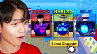 Blox Fruits but Anime Characters Decide my Powers