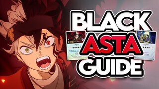 BLACK ASTA BEST BUILD! BEST GEARSETS, TALENT TREE, SKILL PAGES & TEAMS - Black Clover Mobile