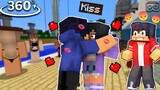 EIN TRIED TO KISS APHMAU 😱😱| EIN VS AARON - Minecraft