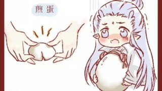 【Lotus Root Cake】Bing Bing hatching eggs