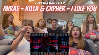 COUSINS REACT TO 미래소년 (MIRAE) - KILLA and Ciipher(싸이퍼) _ I like you(안꿀려) MV