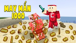 Minecraft Nhưng Đố Ai Có 1000 Sự May Mắn