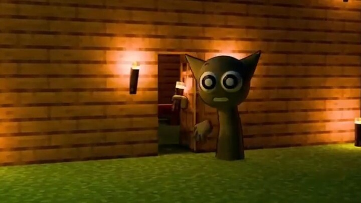 spunki in Minecraft and spunki in poppy playtime in yafofa moive