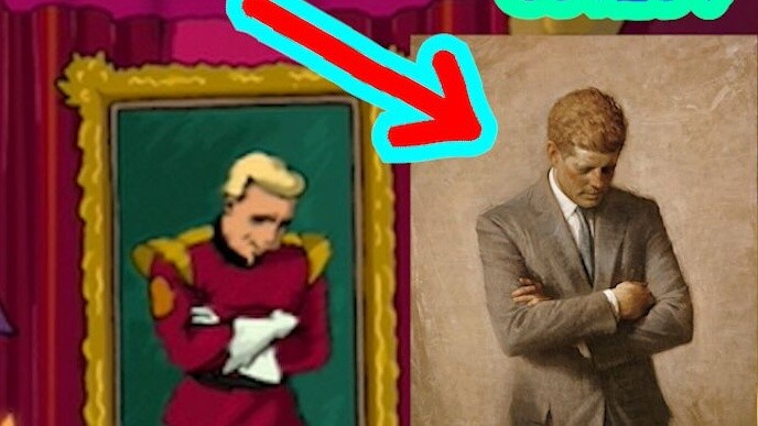 A spoof of Kennedy in Futurama! Season 1 Episode 4 Easter eggs and details analysis S01E04