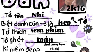 tớ là nhi