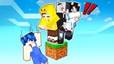 Mèo Simmy Và Tứ Trụ Thử "Thách Sinh Tồn Trên 1 Khối Đất Duy Nhất" Trong Minecraft