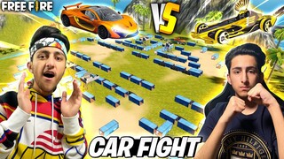 Car Fight In Free Fire Craftland Custom 4 Vs 4 Best Funny Gameplay 😂 - Garena Free Fire