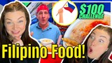 New Zealand Girl Reacts to $100 Filipino Street Food Challenge in Manila!! | PHILIPPINES REACTION