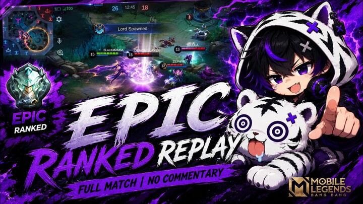 🎮 Epic Ranked Replay | Full Match | No Commentary
