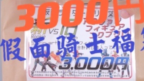 Kantong keberuntungan kembali? 3000 yen Tas Keberuntungan Kamen Rider Membuka Kotak! 【Tes Karakter】
