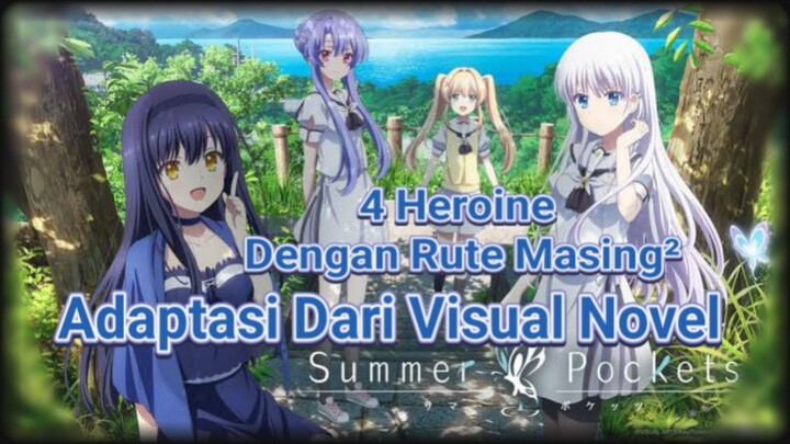 Menikmati Musim Panas dgn Para Gadis Cantik di Pulau Terpencil | Summer Pockets Review