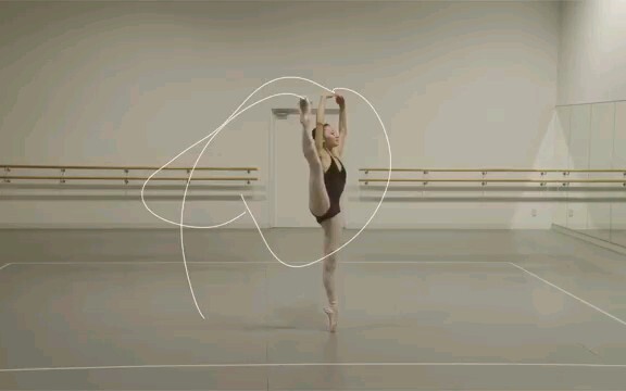 geometric figures in ballet rotoscope