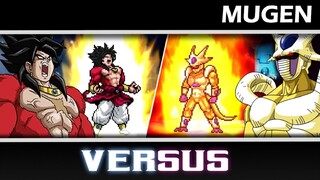 Super Broly SSJ4 VS God Cooler All Forms Mugen